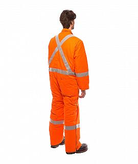 COUVRE-TOUT-462-BANDE-REFLECHISSANTE-GRISE-2-POUCES-HOMME-ORANGE-DOS