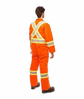 COUVRE-TOUT-464CL3-BANDE-RÉFLÉCHISSANTE-4-POUCES-HOMME-ORANGE-DOS
