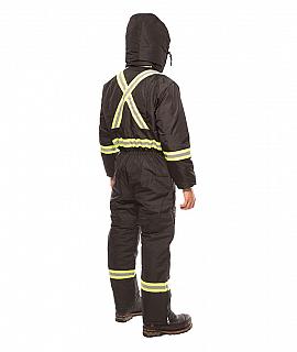 SOUTE-1-PIECE-SN445CL3-BANDE-REFLECHISSANTE-2-POUCES-HOMME-NYLON-NOIR-DOS