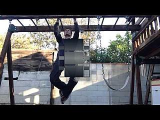 Pull-up countermove (in coveralls)
