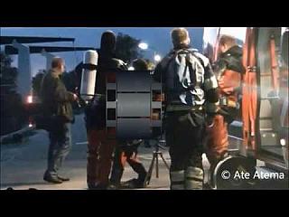 Black and Red Viking Drysuit Police Divers