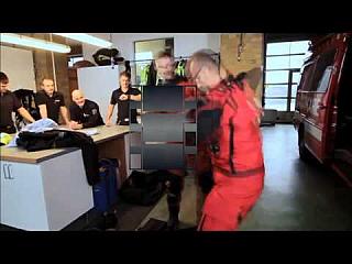 Suiting up in Drysuit & Training with Fire Service