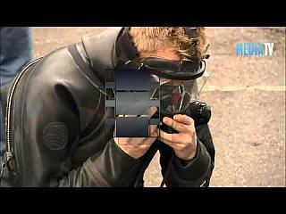 Handsome Black Rubber Drysuit Divers