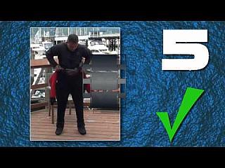 Donning the Fusion Drysuit