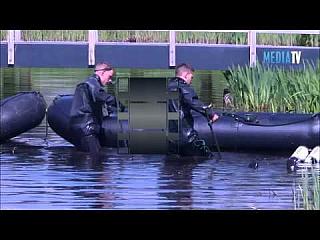 Hot Black Rubber Drysuit Divers full then slo mo