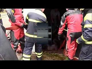 Rubber Drysuits in Deer Rescue