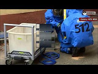 Blue Draeger Hazmat Suit Duo