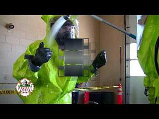 Join Boise Fire Academy recruits as they don a chemical protection suit for the first time.