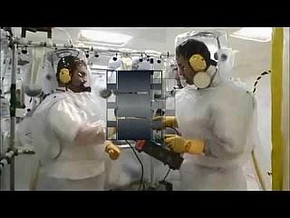 Plastic Air Fed Nuclear Suits Assorted Edit