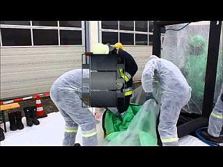 Hazmat Decon in Slo Mo