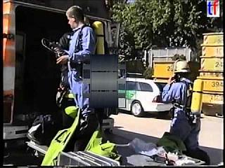 Green Auer Hazmat Suit Up Slo Mo
