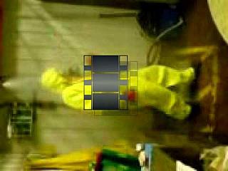 dancing in chemical suit