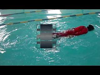 Pool test of floatation suit #4