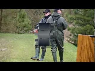 Horniest Two Guys in Green Rubber Chest Waders Ever!