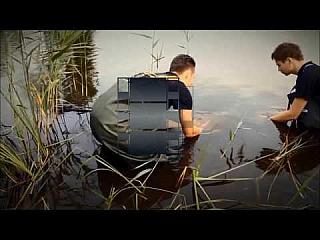 Two HOT young lads in Ocean Chest Waders
