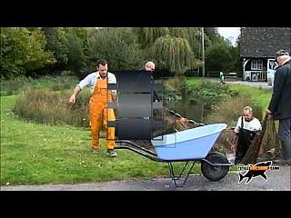 Hot Fishery Lad in Yellow Waterproof Trousers