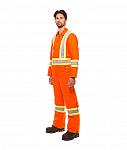 COUVRE-TOUT-464CL3-BANDE-REFLECHISSANTE-4-POUCES-HOMME-ORANGE-COTE