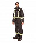SOUTE-1-PIECE-SN445CL3-BANDE-REFLECHISSANTE-2-POUCES-HOMME-NYLON-NOIR-COTE