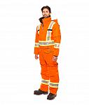 SOUTE-1-PIECE-SOR2554CL3-BANDE-REFLECHISSANTE-4-POUCES-DUCK-ORANGE-COTE