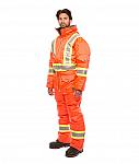 SOUTE-1-PIECE-SOR444CL3-BANDE-REFLECHISSANTE-4-POUCES-HOMME-NYLON-ORANGE-COTE