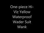 Hi-Viz Waterproof Rubber One-Piece Wader Suit Wank