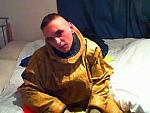 Filthy Chemical Suit and Huge Butt Plug
