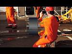 Filming on the M/V Alizé