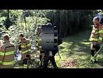 Black Rubber Drysuit Roped Boat Rescue