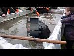 Black Rubber Drysuit Diver Fish Sorting