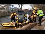 Army & Fire Service Flood Workers in Drysuits