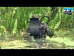 Black Rubber Drysuit Divers in River Search