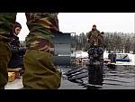 Very Hot Black Rubber Drysuit Military Divers