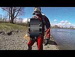squeezed VIKING drysuit fullface diver