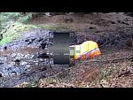 Mudding in new orange hi-vis boilersuit