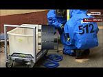 Blue Draeger Hazmat Suit Duo