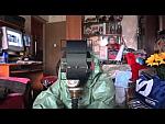 in russian gas masks and chemical suit, in russian gas masks and chemical suit, in russian gas masks