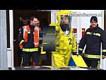 Yellow Hazmat Suits with nice Decon Hose Down & Scrubbing