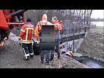 Firemen Socks going into Orange Level B Suits then Rubber Chest Waders