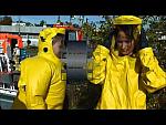 Hazmat Suits Decon with PRPS Assistants