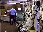 Suiting up in Rocket Fuel Handlers Hazmat Suits