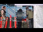 Men donning HAZMAT protective equipment