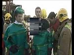 Green PRPS Hazmat Suits Gatwick Exercise