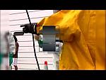 Marines in Yellow Hazmat Suits