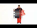 Orange Hi-Viz 3 Piece Rain Suit with Reflective Stripes