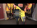 Demonstration of Yellow Survival Suit