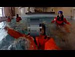 Helicopter underwater escape training