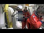 Space Shuttle Astronaut Crew Boards Discovery STS-133